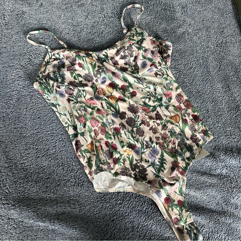 NWT floral cider bodysuit